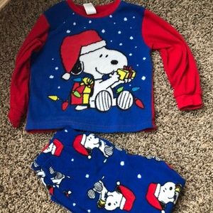 Peanuts Christmas pajamas